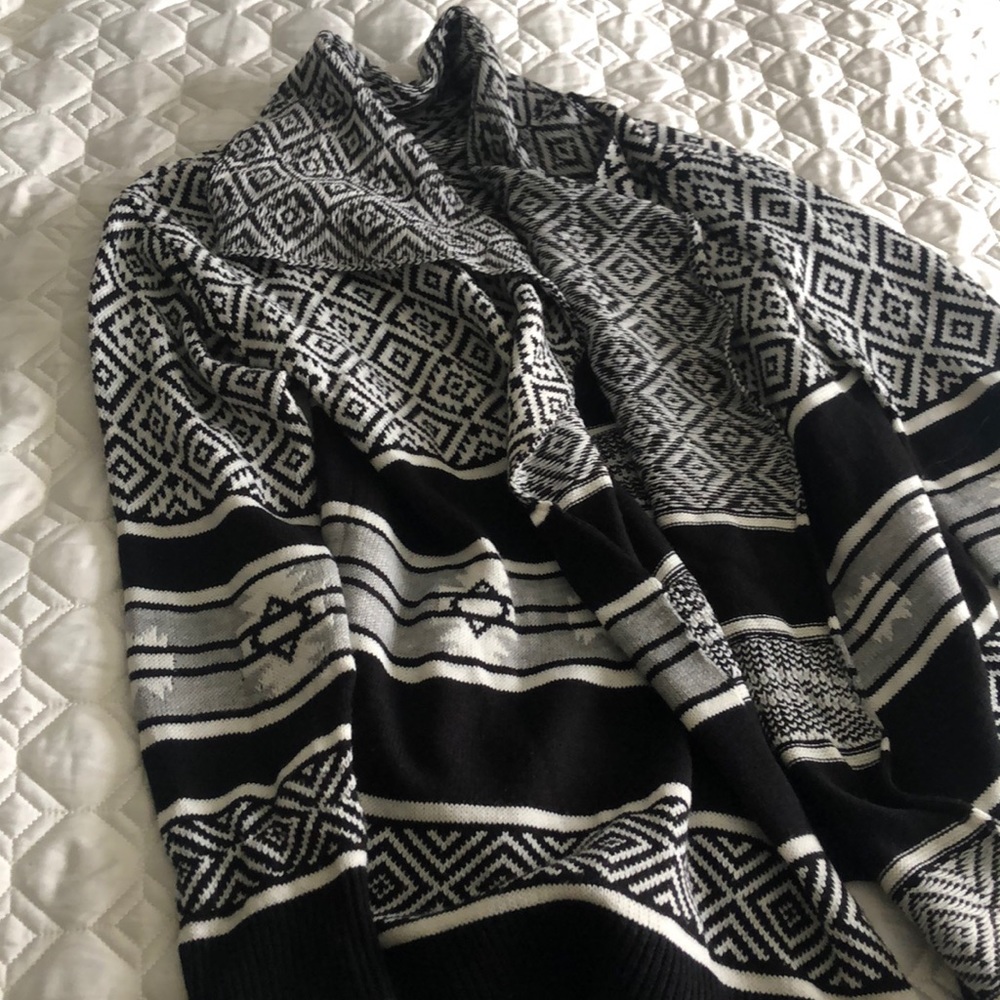 Black and White cardigan